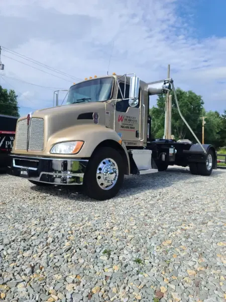 A class 8 vocational truck designed for rugged and reliable performance in demanding applications